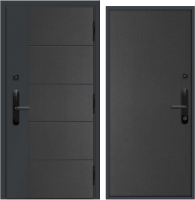 Входная дверь Nord Doors Амати 88x206 правая глухая (Slotex 1020/6) - 