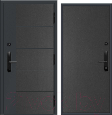 Входная дверь Nord Doors Амати 88x206 правая глухая (Slotex 1020/6)