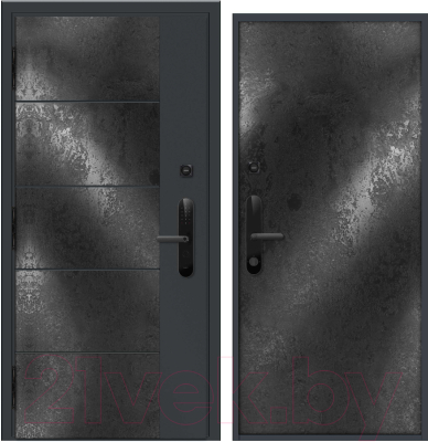 Входная дверь Nord Doors Амати 98x206 левая глухая (Slotex 1020/Y)