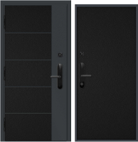 Входная дверь Nord Doors Амати 98x206 левая глухая (Slotex 1021/S) - 
