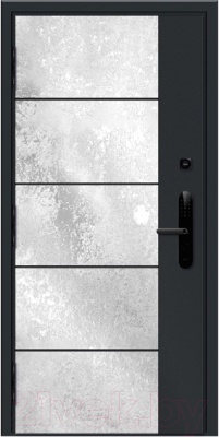 Входная дверь Nord Doors Амати  98x206 левая глухая (Slotex 1100/Y)