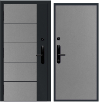 Входная дверь Nord Doors Амати 98x206 левая глухая (Slotex 1479/6) - 