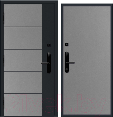 Входная дверь Nord Doors Амати 98x206 левая глухая (Slotex 1479/6)