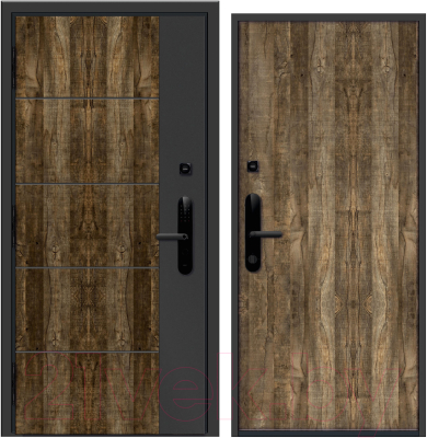 Входная дверь Nord Doors Амати 98x206 левая глухая (Slotex 3855/Nw)