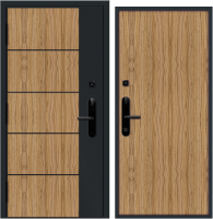 Входная дверь Nord Doors Амати 98x206 левая глухая (Slotex 3213/P) - 