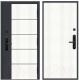 Входная дверь Nord Doors Амати 98x206 правая глухая (Slotex 2929/Mw) - 