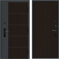 Входная дверь Nord Doors Амати 98x206 правая глухая (Slotex 3243) - 