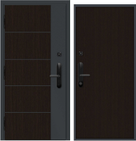 Входная дверь Nord Doors Амати 98x206 левая глухая (Slotex 3243) - 