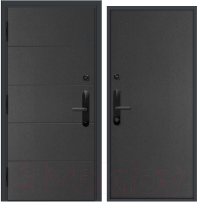 Входная дверь Nord Doors Амати А13 98x206 левая глухая (Slotex 1020/6)