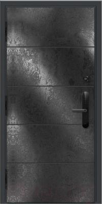 Входная дверь Nord Doors Амати А13 98x206 левая глухая (Slotex 1020/Y)