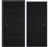 Входная дверь Nord Doors Амати А13 98x206 правая глухая (Slotex 1021/S) - 