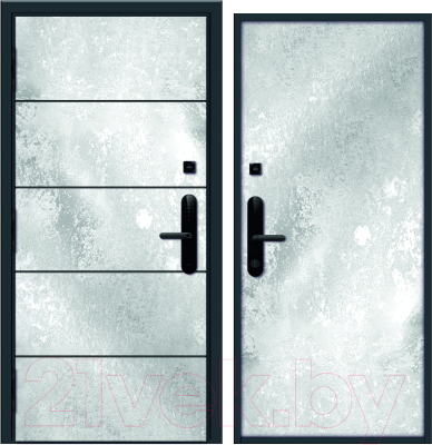 Входная дверь Nord Doors Амати А13 98x206 левая глухая (Slotex 1100/Y)