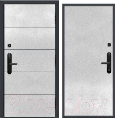 Входная дверь Nord Doors Амати А13 98x206 правая глухая (Slotex 1111/L)