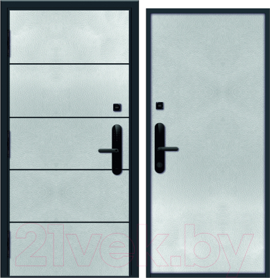 Входная дверь Nord Doors Амати А13 98x206 левая глухая (Slotex 1111/L)