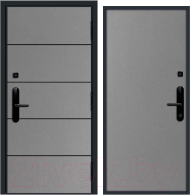 Входная дверь Nord Doors Амати А13 98x206 правая глухая (Slotex 1479/6)