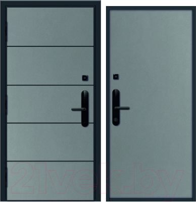Входная дверь Nord Doors Амати А13 98x206 левая глухая (Slotex 1479/6)