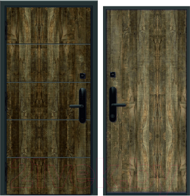 Входная дверь Nord Doors Амати А13 98x206 левая глухая (Slotex 3855/Nw)