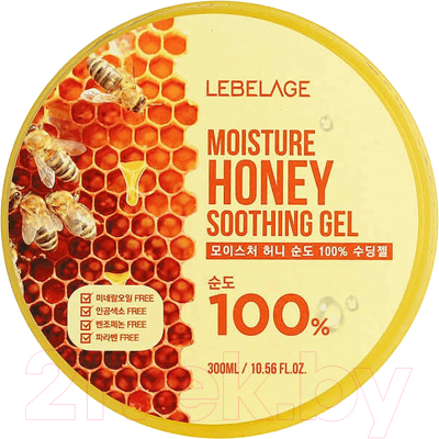 Гель для тела Lebelage Moisture Honey Purity 100% Soothing Gel (300мл)