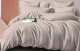 Комплект постельного белья LUXOR №13-1405 2.0 с европростыней (кремовый, сатин) - 