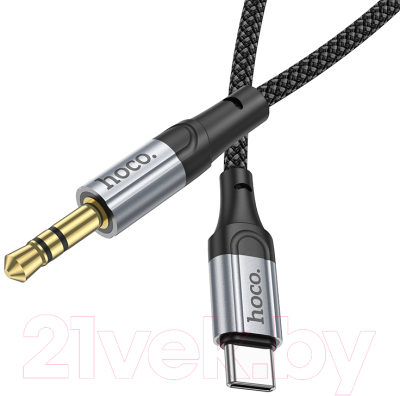 Изображение товара Кабель Hoco UPA26 Type-C - Jack 3.5mm (1м, черный)