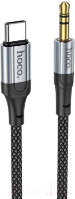 Изображение товара Кабель Hoco UPA26 Type-C - Jack 3.5mm (1м, черный)