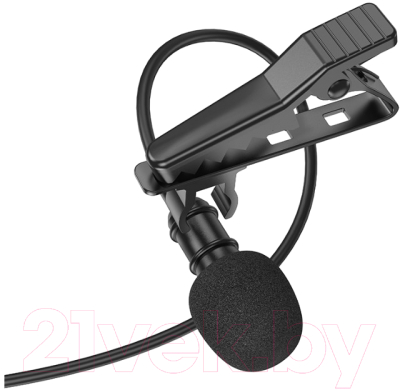 Микрофон Borofone BFK11 Jack 3.5мм (2м, черный)