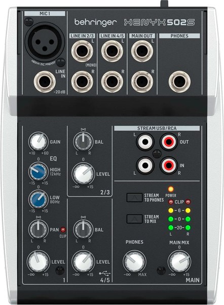 Микшерный пульт Behringer Xenyx 502S