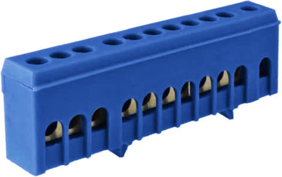 Шина нулевая TDM SQ0801-0093 с DIN-изолятором - 