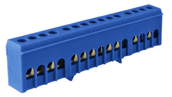 Шина нулевая TDM SQ0801-0094 с DIN-изолятором