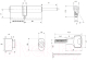 Миниатюра изображения товара Цилиндровый механизм замка VELA ZS-75(45/30ST)