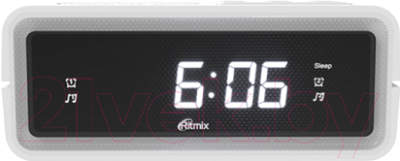 Радиочасы Ritmix RRC-606 (белый)