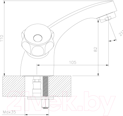 Смеситель Decoroom DR45011R