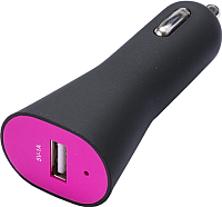 Зарядное устройство автомобильное Colorissimo Rybby PC40RO (розовый) - 