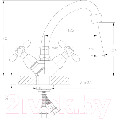 Смеситель Decoroom DR48012