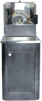 Умывальник для дачи Метлес - 1 С водонагревателем ЭВБО-15/1.25Н / 100045-T (античное серебро) - 