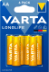 Комплект батареек Varta Longlife LR6 (6шт) - 