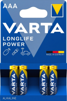 Комплект батареек Varta Longlife Power LR03 (4шт) - 