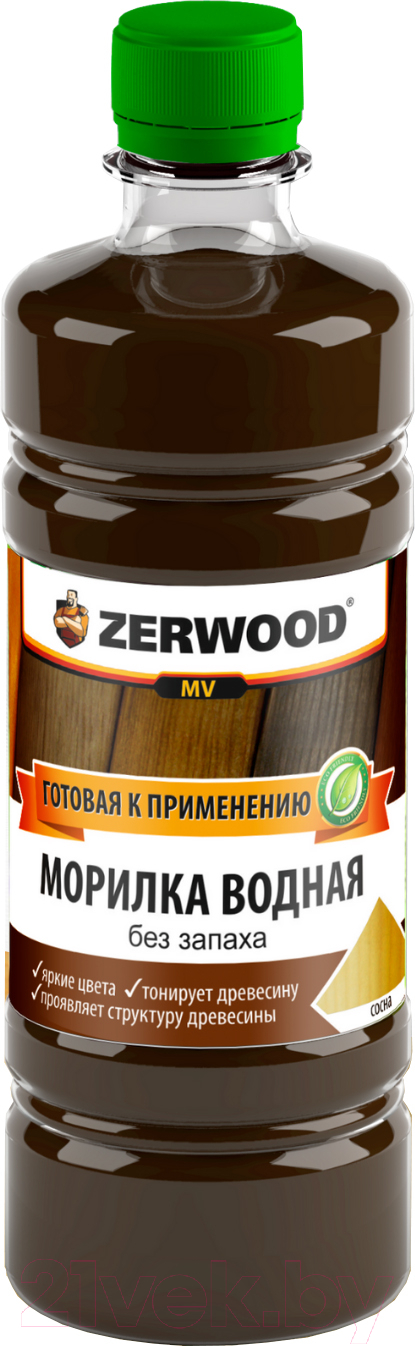 Морилка Zerwood MV водная (0.5л, сосна)