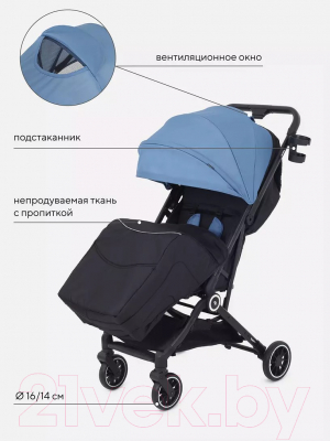 Детская прогулочная коляска Rant Basic Juno / RA302 (Blue)