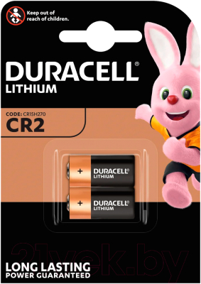 Комплект батареек Duracell Photo Ultra M3 CR2 (2шт)