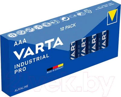 Комплект батареек Varta Industrial PRO LR03 (10шт)
