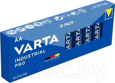 Комплект батареек Varta Industrial PRO LR6 (10шт)