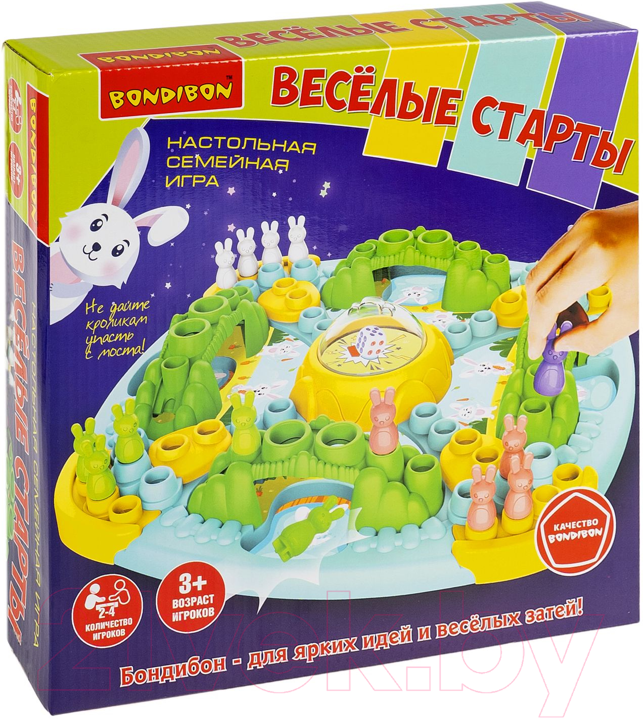 Настольная игра Bondibon Веселые старты / ВВ6337