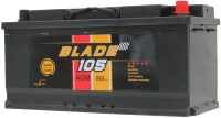 Автомобильный аккумулятор BLADE AGM R 950A 6QTF-105 (105 А/ч) - 