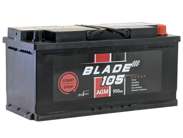 Автомобильный аккумулятор BLADE AGM R 950A 6QTF-105