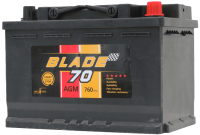 Автомобильный аккумулятор BLADE AGM R 760A 6QTF-70 (70 А/ч) - 