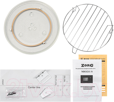 Микроволновая печь ZORG MIO211 S (черный)