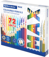Набор цветных карандашей Brauberg Max / 181861 (72цв) - 