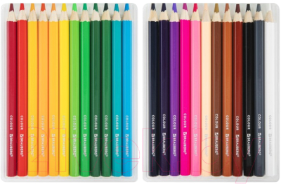 Набор цветных карандашей Brauberg Kids / 181879 (24цв)