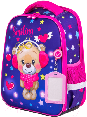 Школьный рюкзак Brauberg Fit. Smiling Bear / 270614